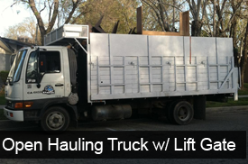 Open Truck Hauling Services
